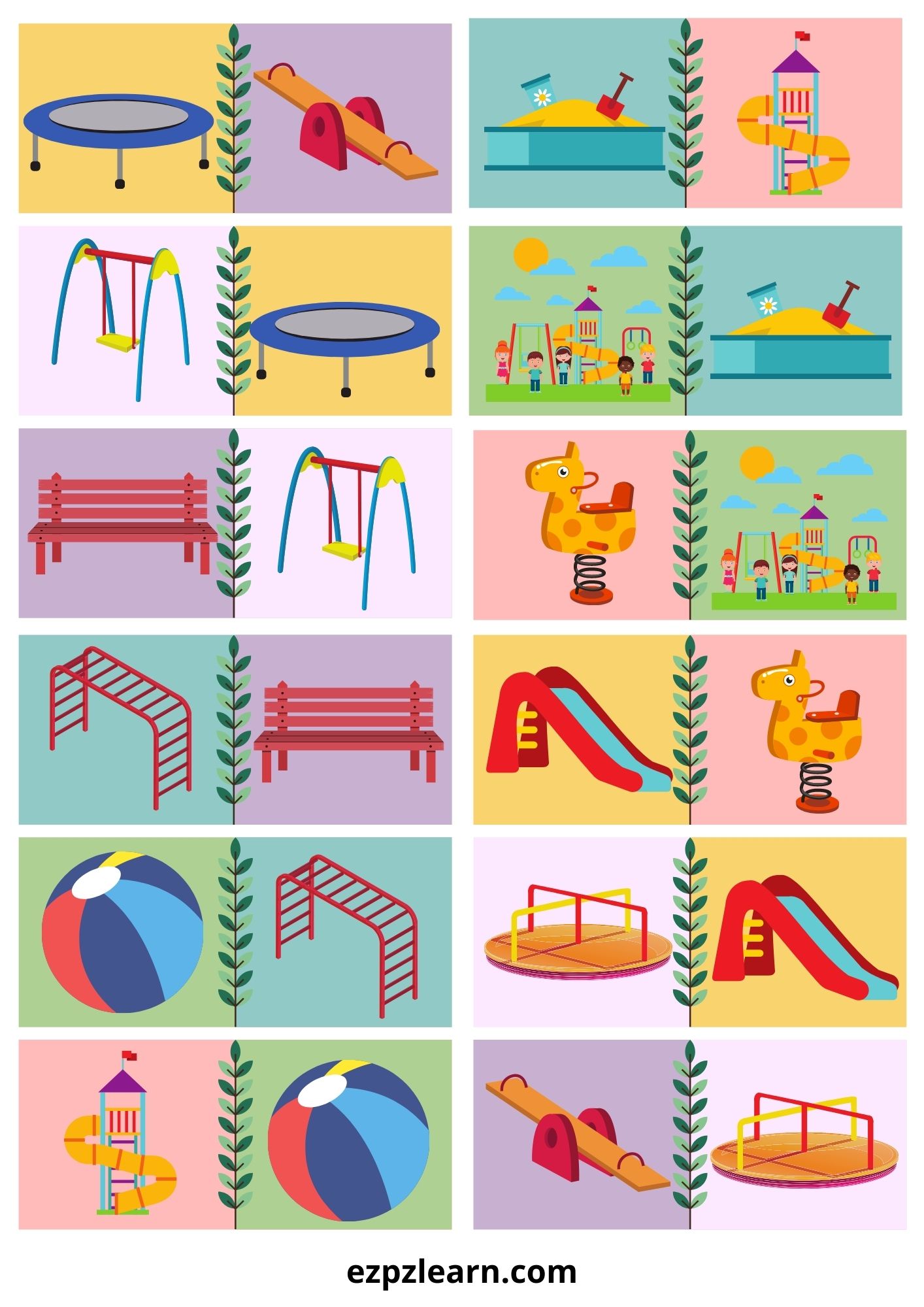 Playground Dominoes Game With Images